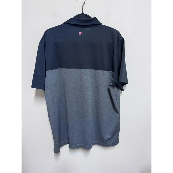Travis Mathew Black Gray & Red Golf Polo Size XL Lightweight - Picture 4 of 6